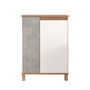 Hanah Home Armario Multiusos Nord - ND16-SW Blanco, Roble y Gris